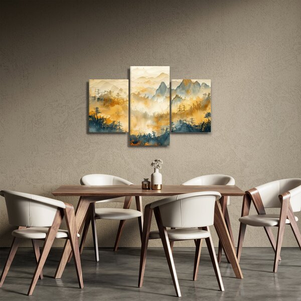 Slika - Planine, akvarel (90x60 cm)
