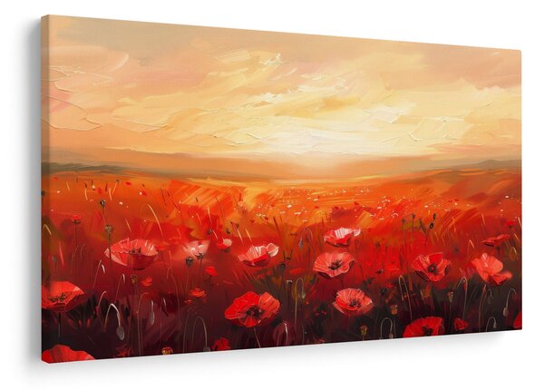 Slika - Polje makova (90x60 cm)