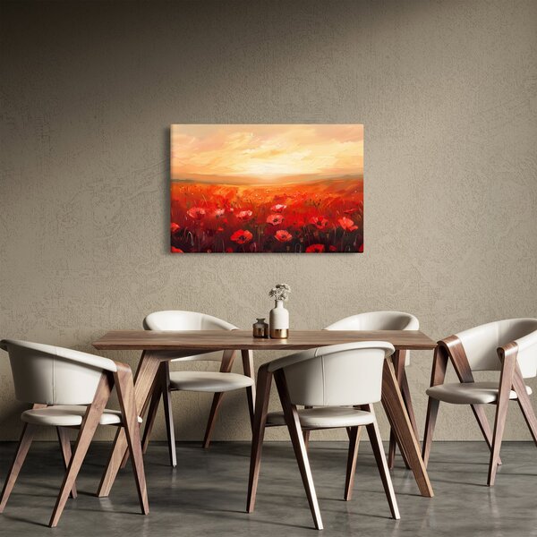 Slika - Polje makova (90x60 cm)