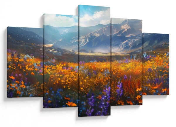 Slika - Slikani planinski pejzaž II. (150x105 cm)