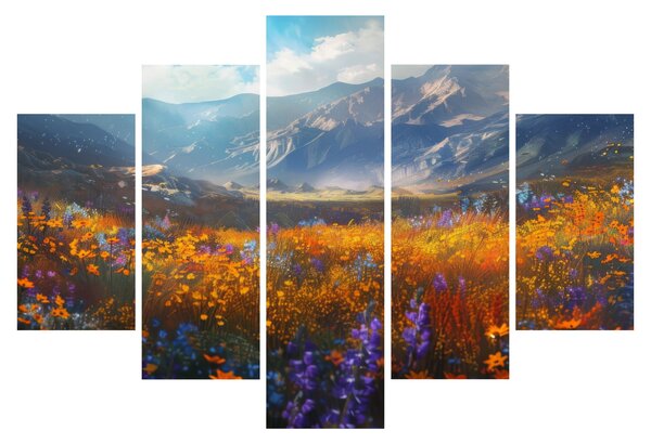 Slika - Slikani planinski pejzaž II. (150x105 cm)