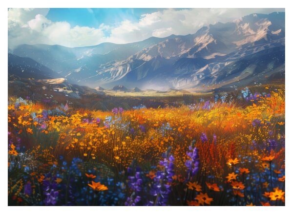 Slika - Slikani planinski pejzaž II. (70x50 cm)