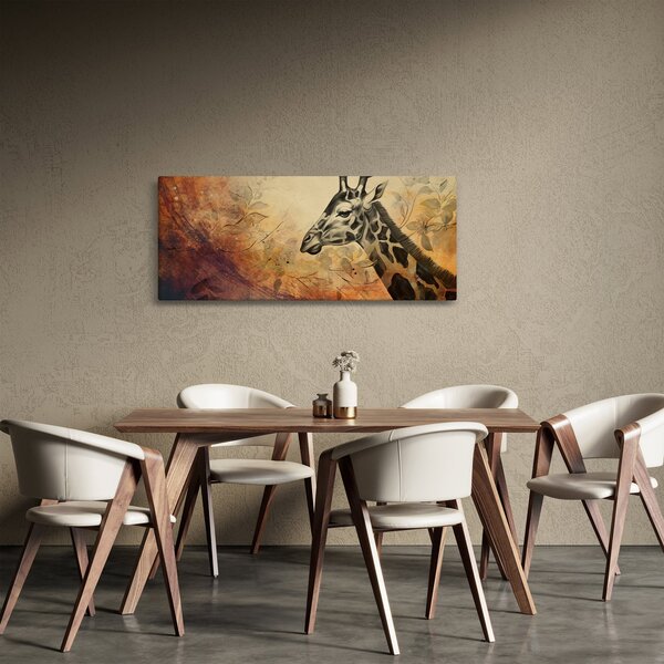 Slika - Žirafa, slika (120x50 cm)