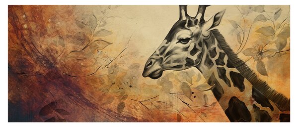 Slika - Žirafa, slika (120x50 cm)