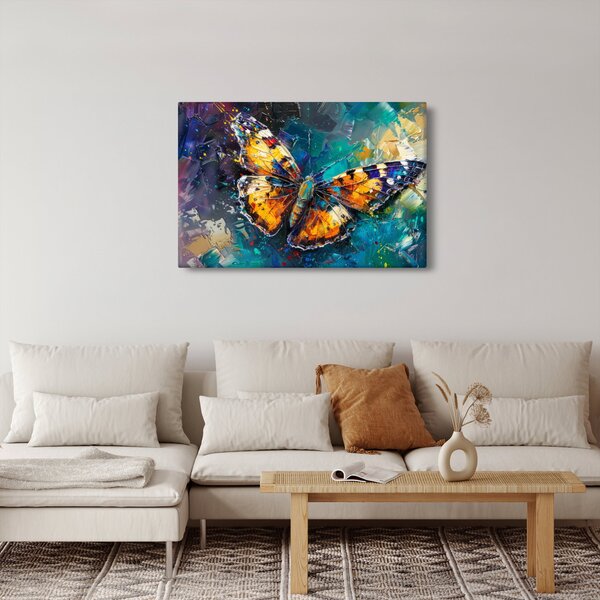 Slika - Leptir, ulje na platnu (90x60 cm)