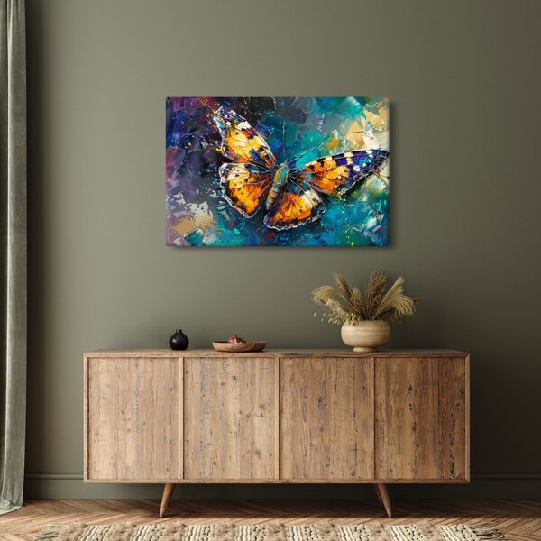 Slika - Leptir, ulje na platnu (90x60 cm)