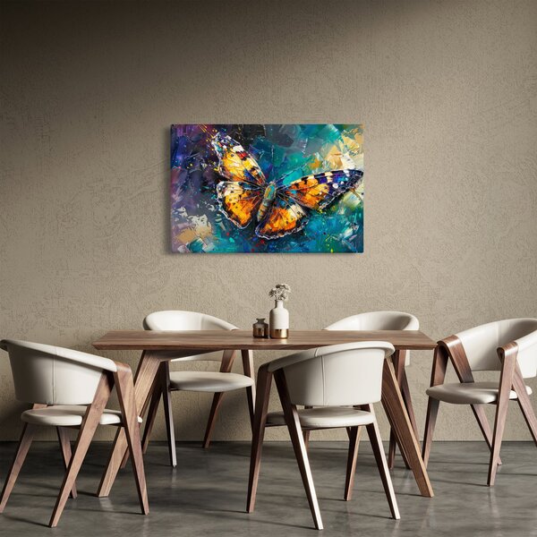 Slika - Leptir, ulje na platnu (90x60 cm)