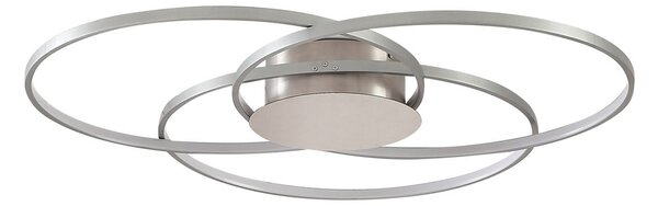 Stropne Svjetiljka Lindby, Riley, prigušiv, Metalik, Dnevna soba, Aluminij, Moderan