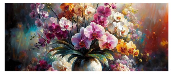 Slika - Vaza s cvijećem II. (120x50 cm)