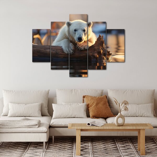 Slika - Polarni medvjed (150x105 cm)