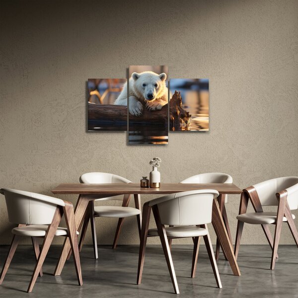 Slika - Polarni medvjed (90x60 cm)