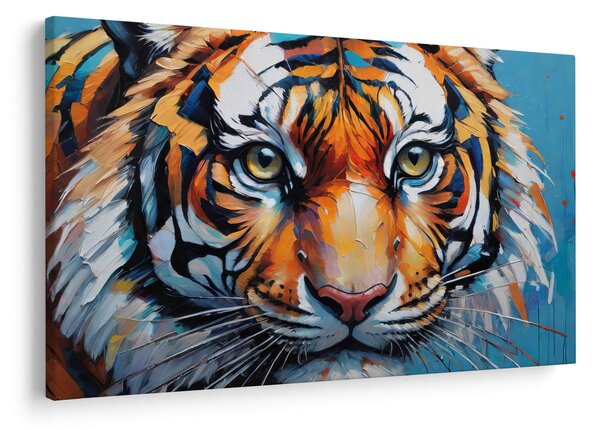 Slika - Pogled na tigra, slika (90x60 cm)