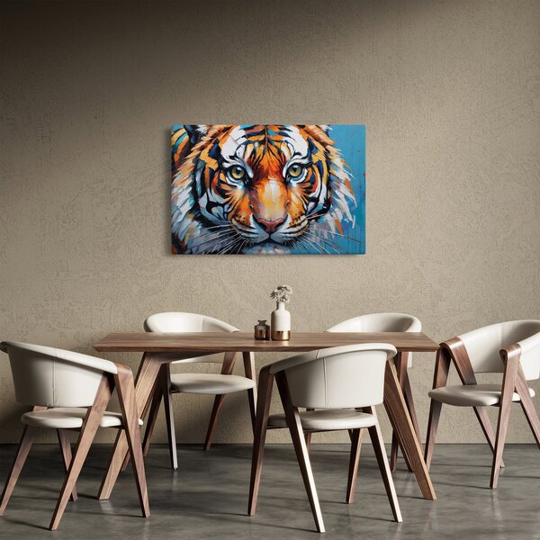 Slika - Pogled na tigra, slika (90x60 cm)