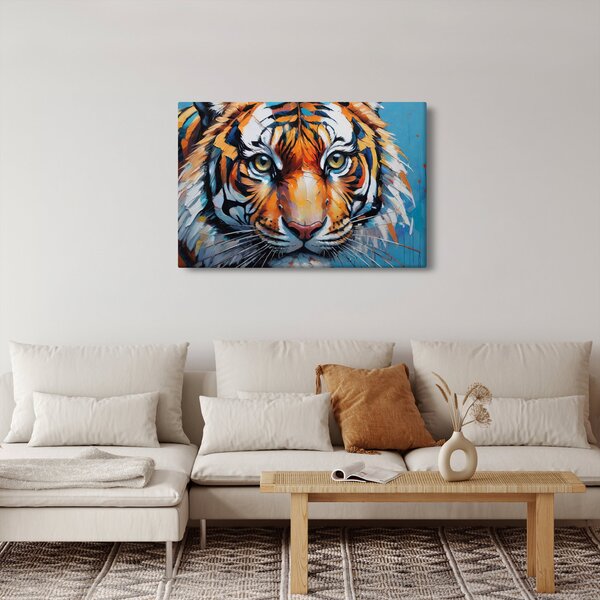 Slika - Pogled na tigra, slika (90x60 cm)