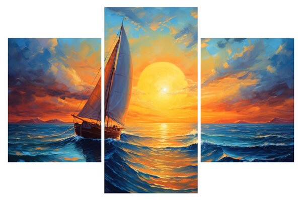 Slika - Jedrilice (90x60 cm)