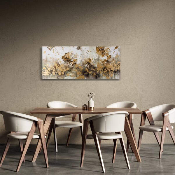 Slika - Apstraktna cvjetna slika (120x50 cm)
