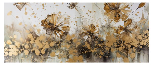 Slika - Apstraktna cvjetna slika (120x50 cm)