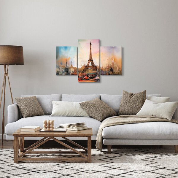 Slika - Slikanje Eiffelovog tornja (90x60 cm)
