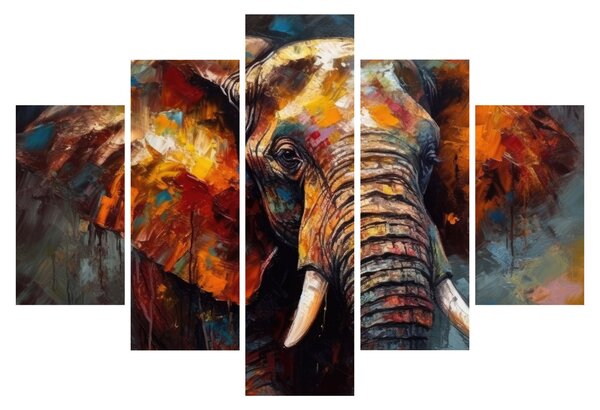 Slika - Slikanje slona (150x105 cm)