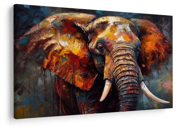 Slika - Slikanje slona (90x60 cm)