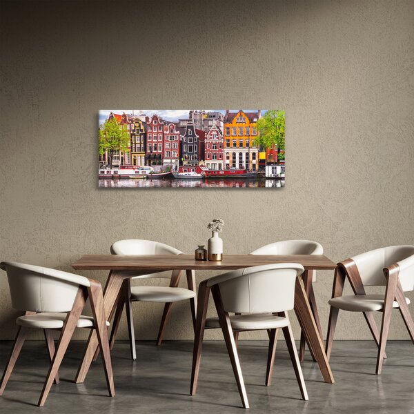 Slika - Amsterdam, plesne kuće (120x50 cm)