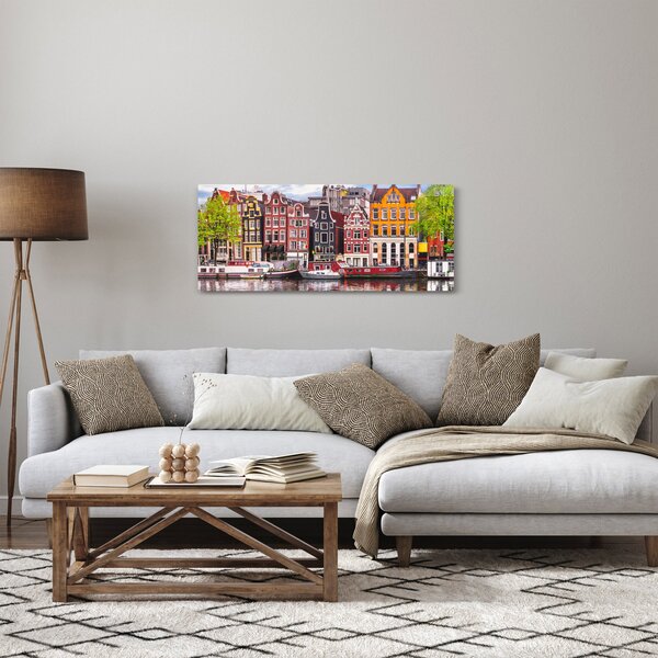 Slika - Amsterdam, plesne kuće (120x50 cm)