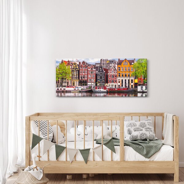 Slika - Amsterdam, plesne kuće (120x50 cm)
