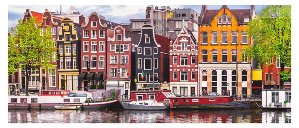 Slika - Amsterdam, plesne kuće (120x50 cm)