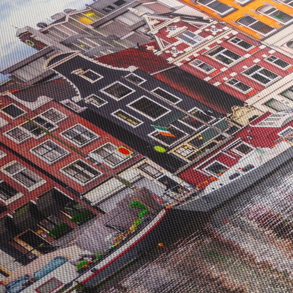 Slika - Amsterdam, plesne kuće (70x50 cm)