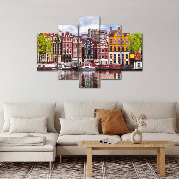 Slika - Amsterdam, plesne kuće (150x105 cm)