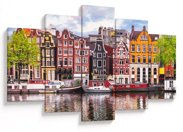 Slika - Amsterdam, plesne kuće (150x105 cm)