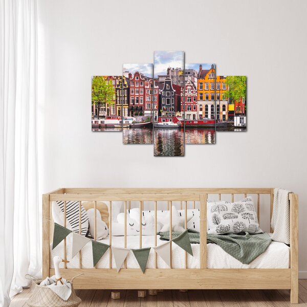 Slika - Amsterdam, plesne kuće (150x105 cm)
