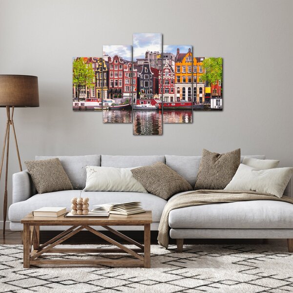 Slika - Amsterdam, plesne kuće (150x105 cm)
