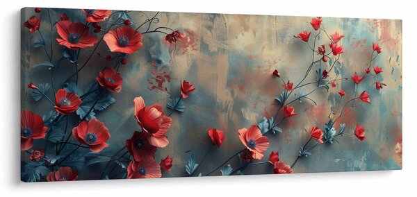 Slika - Vukovi makovi (120x50 cm)