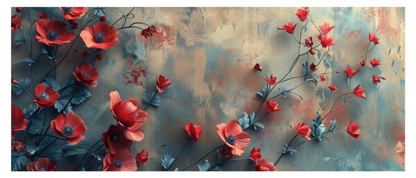 Slika - Vukovi makovi (120x50 cm)