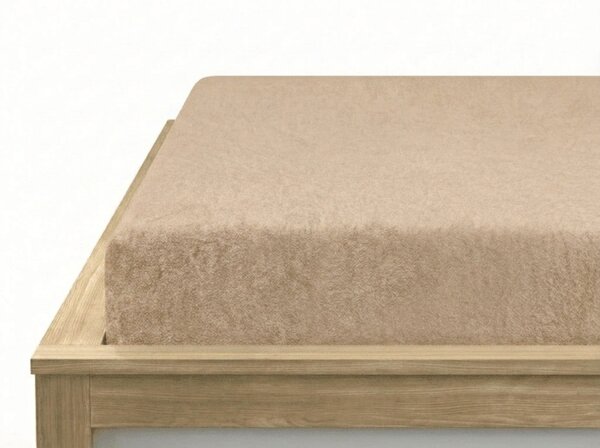 Frotirna plahta EXCLUSIVE bež 90 x 200 cm