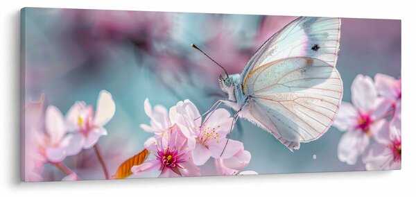 Slika - Leptir na stablu trešnje (120x50 cm)