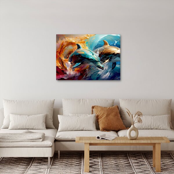 Slika - Slika dupina (70x50 cm)