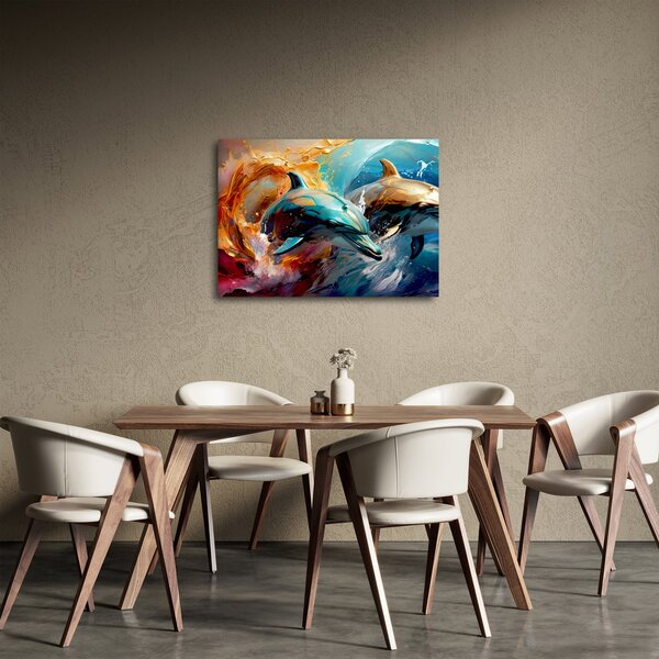 Slika - Slika dupina (70x50 cm)