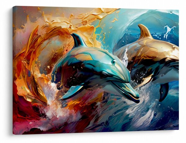 Slika - Slika dupina (70x50 cm)