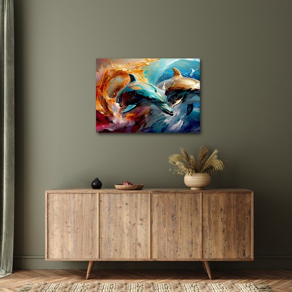 Slika - Slika dupina (70x50 cm)