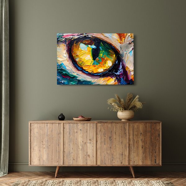 Slika - Slikanje mačjeg oka (90x60 cm)