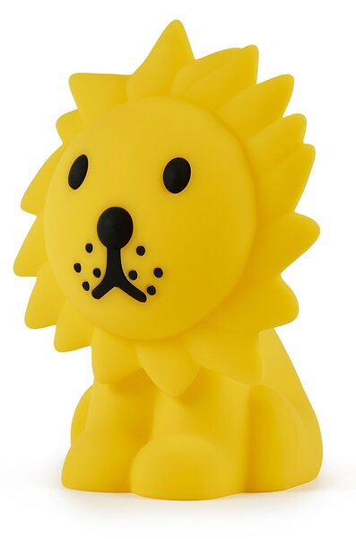 Stolne Lampa Mr Maria, Lion, prigušiv, Žuta, Dječja soba, Plastika