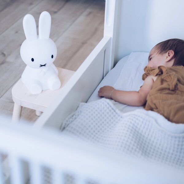 Stolne Lampa Mr Maria, Miffy, prigušiv, Bijela, Dječja soba, Plastika