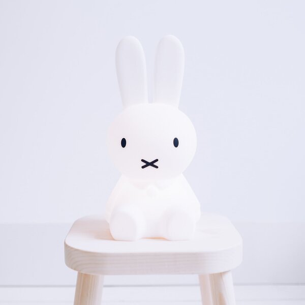 Stolne Lampa Mr Maria, Miffy, prigušiv, Bijela, Dječja soba, Plastika