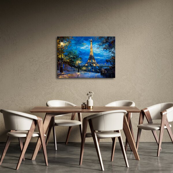 Slika - Uljana slika Eiffelovog tornja (70x50 cm)