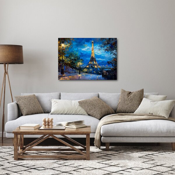Slika - Uljana slika Eiffelovog tornja (70x50 cm)