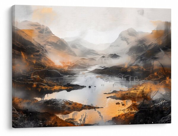 Slika - Slikanje planinskih pejzaža (70x50 cm)