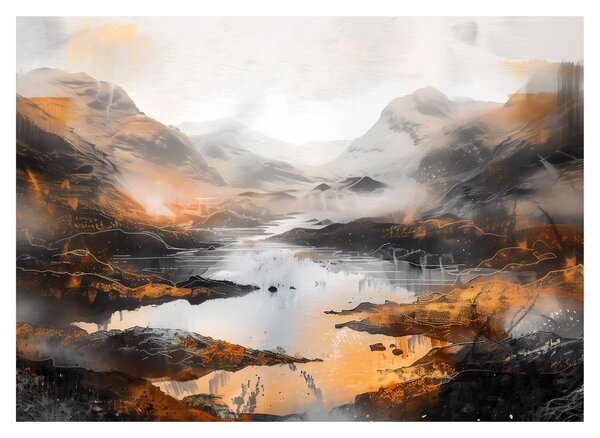 Slika - Slikanje planinskih pejzaža (70x50 cm)
