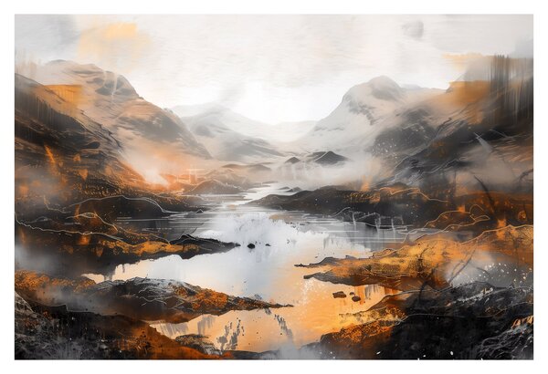 Slika - Slikanje planinskih pejzaža (90x60 cm)